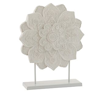 Skulptura MANDALA WHITE