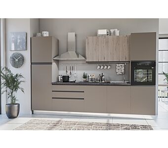 Blok kuhinja INFINITY LUX - z belo tehniko