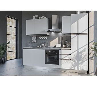 Blok kuhinja SKY LUX - z belo tehniko