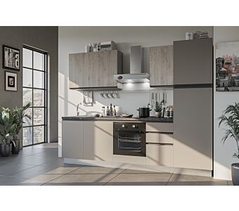 Blok kuhinja SKY LUX - z belo tehniko