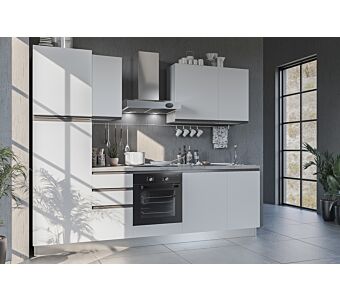 Blok kuhinja SKY LUX - z belo tehniko