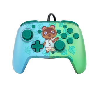 Žični igralni plošček PDP NINTENDO SWITCH FACEOFF DELUXE KONTROLER + AUDIO - ANIMAL CROSSING