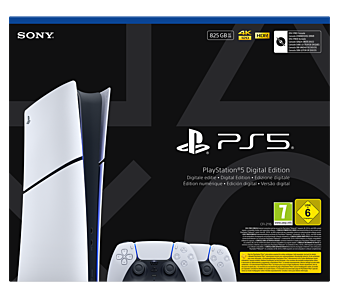 Igralna konzola PLAYSTATION 5 DIGITAL E CHASSIS 825 GB + 2x brezžična kontrolerja DualSense