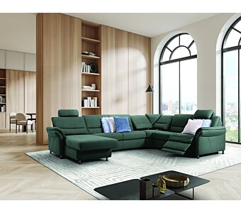 Kotna sedežna garnitura DAKOTA XXL - blago DELUXE