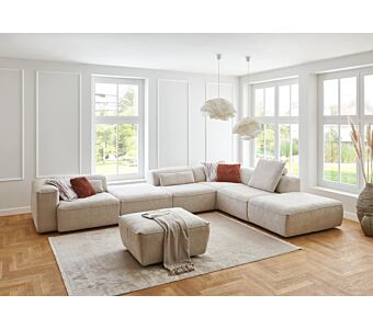 Kotna sedežna garnitura CORETTA - blago HARRY