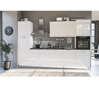 Blok kuhinja INFINITY - z belo tehniko