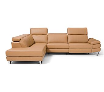 Usnjena sedežna garnitura s počivalnikom MARCONI