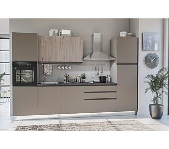 Blok kuhinja INFINITY LUX - z belo tehniko