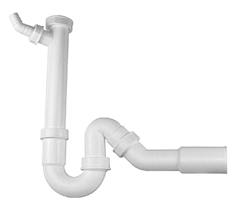 Enojni sifon z nastavljivim izlivom - BLANCO 137267