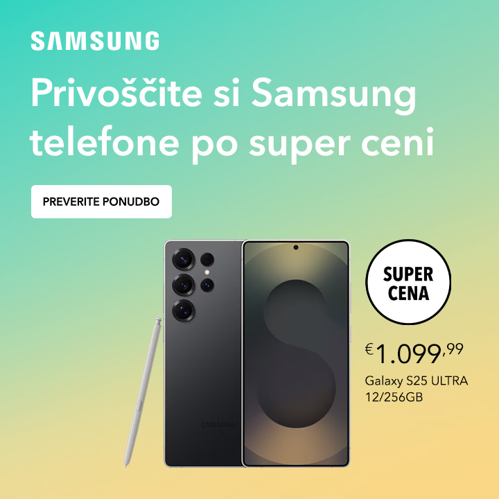 SLO - Main Category Banner [Telefonija] - Galaxy S25 ULTRA - Super cena - do 15.02.26